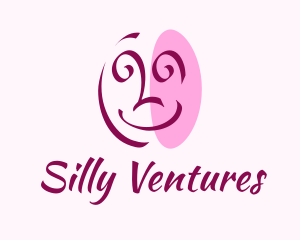 Silly Face Doodle logo design