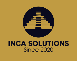 Inca - Chichen Itza Mayan Landmark logo design