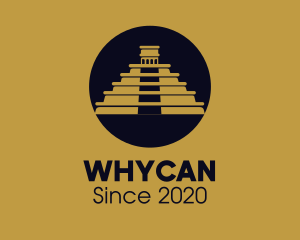 Chichen Itza Mayan Landmark logo design