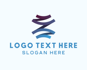 Tech - Ribbon Digital Advertising logo design