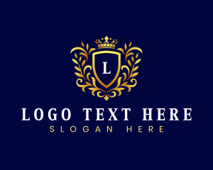 High End - Elegant Ornament Crown logo design