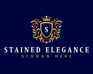 Elegant Ornament Crown logo design