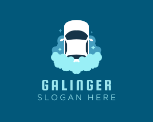 Shiny Car Cleaning Logo