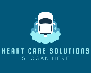 Shiny Car Cleaning logo design