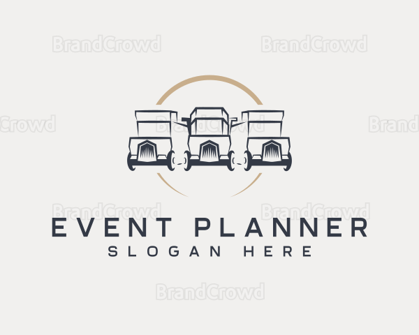 Transport Truck Automotive Logo