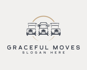 Transport Truck Automotive logo design