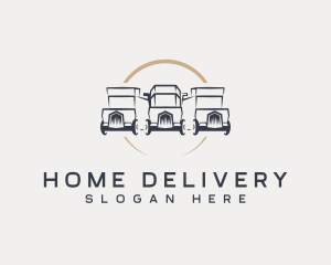 Transport Truck Automotive logo design