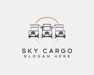 Transport Truck Automotive logo design