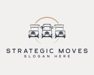 Transport Truck Automotive logo design