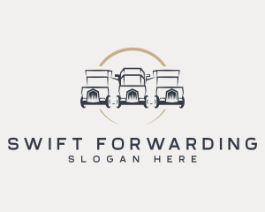 Transport Truck Automotive logo design