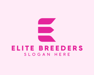 Beauty Boutique Letter E logo design