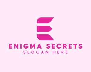 Beauty Boutique Letter E logo design