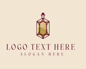 Winery - Crystal Bottle Apothecary logo design