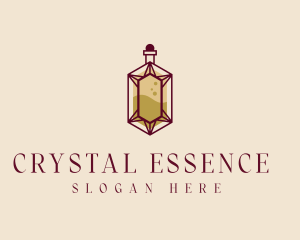 Crystal Bottle Apothecary logo design