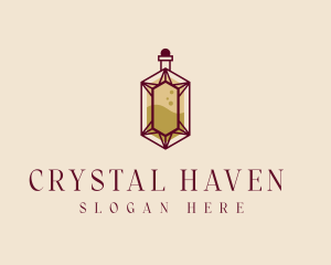 Crystal Bottle Apothecary logo design