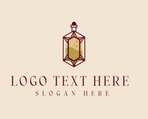 Glass - Crystal Bottle Apothecary logo design