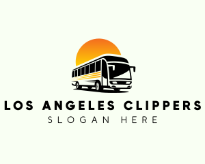 Tourist Bus Travel Logo
