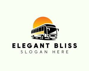 Road Trip - Tourist Bus Travel logo design