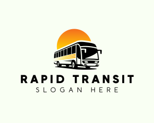 Tourist Bus Travel logo design