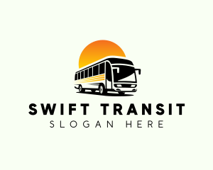 Transit - Tourist Bus Travel logo design