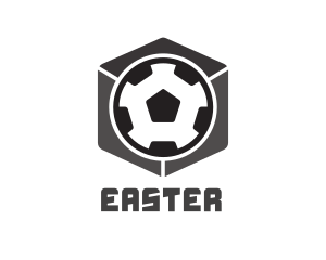 Soccer Ball Cube Logo