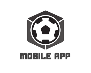 Goal Keeper - Soccer Ball Cube logo design