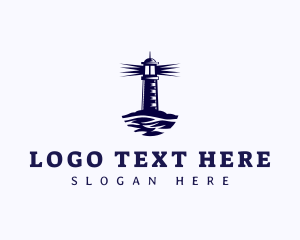 Lighthouse Coast Wave Logo