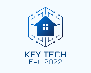 Cyber Tech House logo design