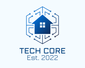 Cyber Tech House logo design