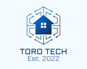 Cyber Tech House logo design