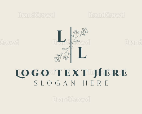 Floral Wedding Event Styling Logo