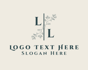 Event - Floral Wedding Event Styling logo design