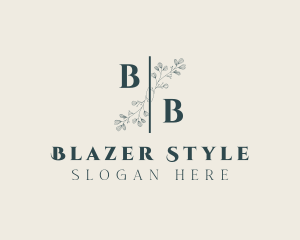 Floral Wedding Event Styling logo design