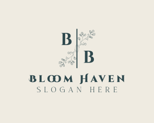 Floral Wedding Event Styling logo design