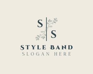 Floral Wedding Event Styling logo design