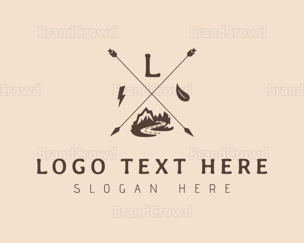 Mountain Outdoor Adventure Logo