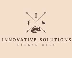 Mountain Outdoor Adventure  Logo