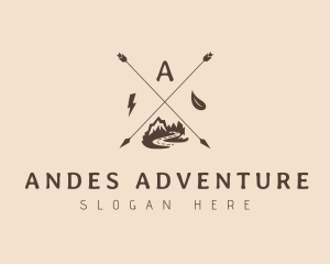 Mountain Outdoor Adventure  logo design