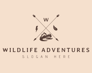 Mountain Outdoor Adventure  logo design