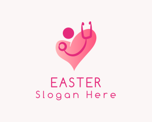 Healthcare - Doctor Stethoscope Heart logo design