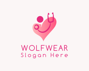 Physician - Doctor Stethoscope Heart logo design