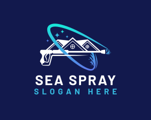 House Cleaning Pressure Washer logo design