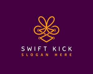 Shoelace Knot Fashion logo design