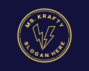 Strike - Electric Power Charge logo design