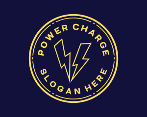 Electric Power Charge logo design