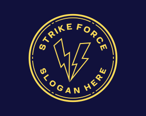 Strike - Electric Power Charge logo design