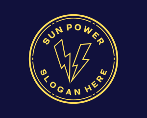 Electric Power Charge logo design