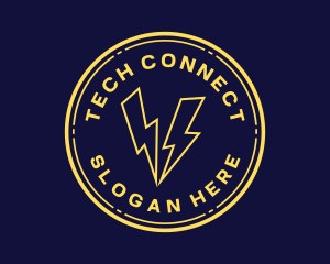 Modern - Electric Power Charge logo design