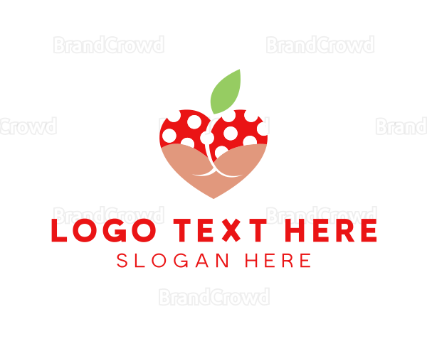 Red Bikini Peach Logo