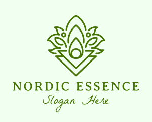 Natural Calming Oil  logo design